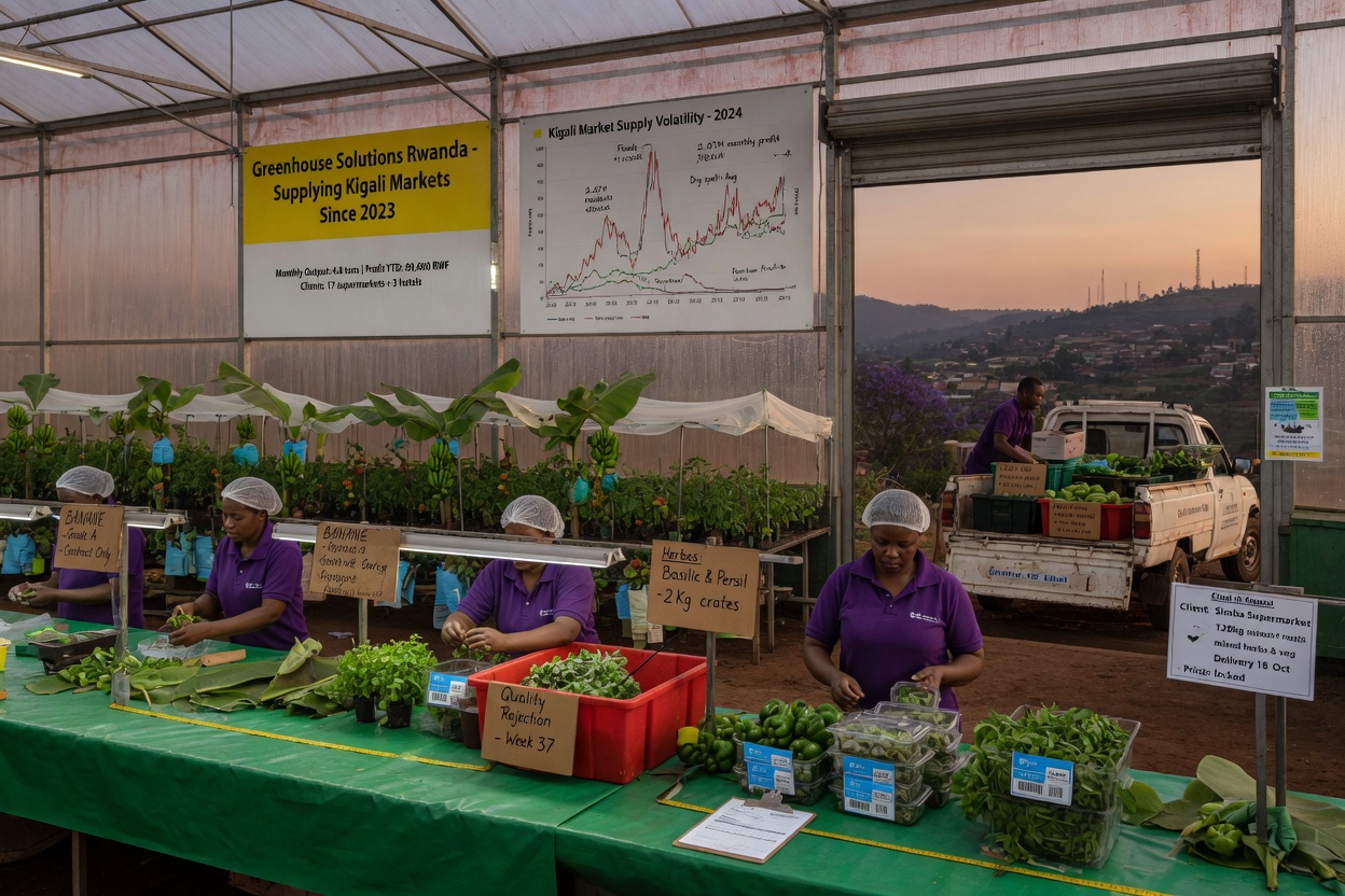 Commercial Greenhouse Horticulture Operation