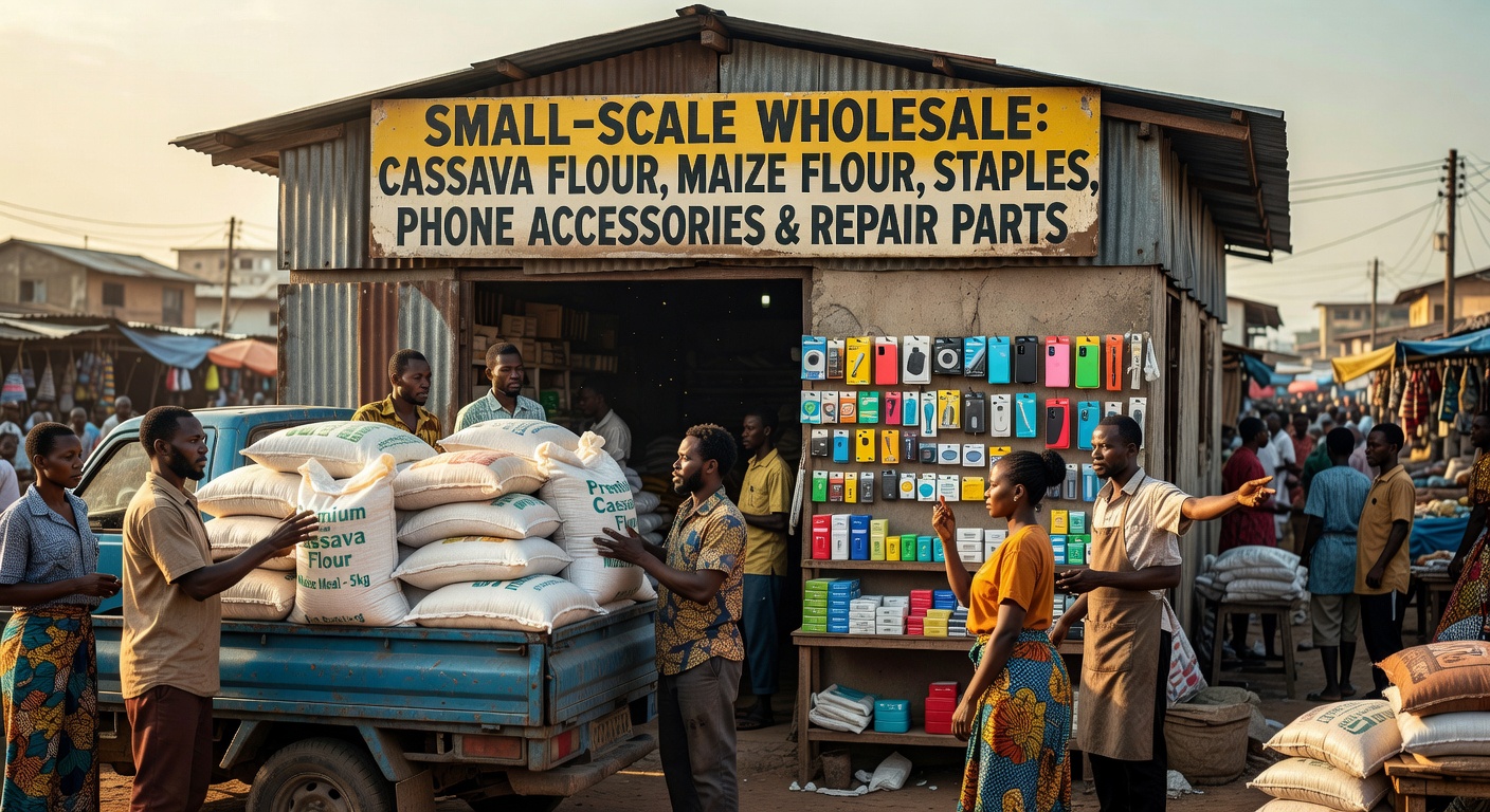 Small-Scale Wholesale of Staples and Accessories