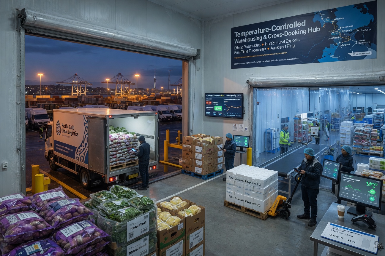 Temperature-Controlled Warehousing and Cross-Docking Hub